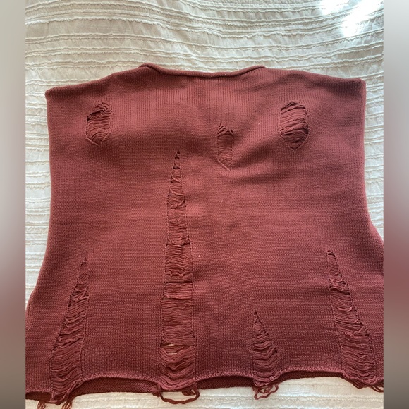 Distressed Sweater - Picture 2 of 2